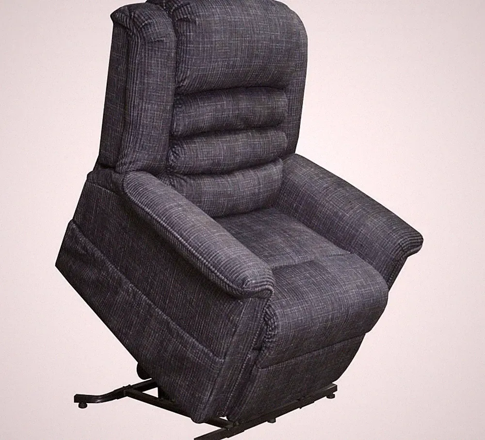 Catnapper Soother Power Lift Chair Chaise Recliner with Heat and Massage Smoke