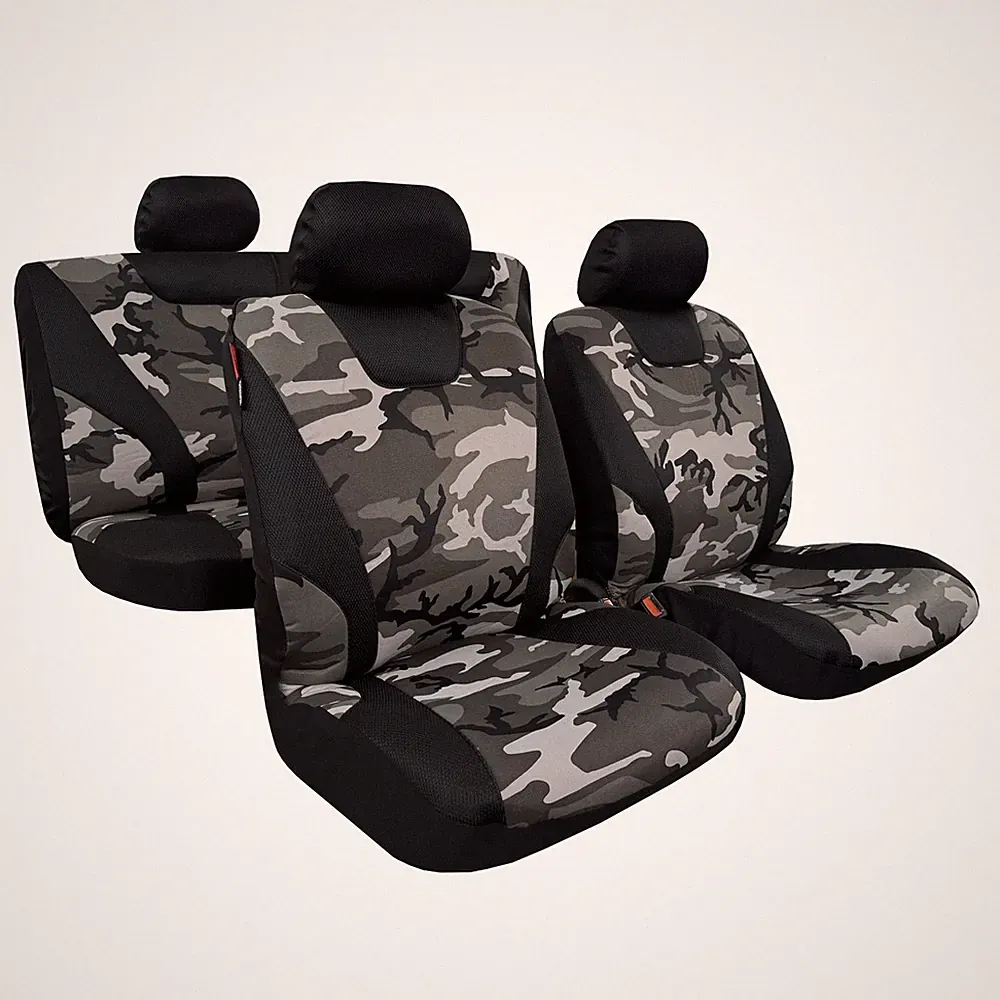 For Jeep Cherokee 2014-2025 Car Seat covers Full Set Protectors Mesh Canvas 9PCS