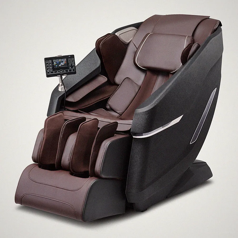Full Body Massage Chair Zero Gravity 3D Shiatsu Recliner SL-Track Heat, AI Voice
