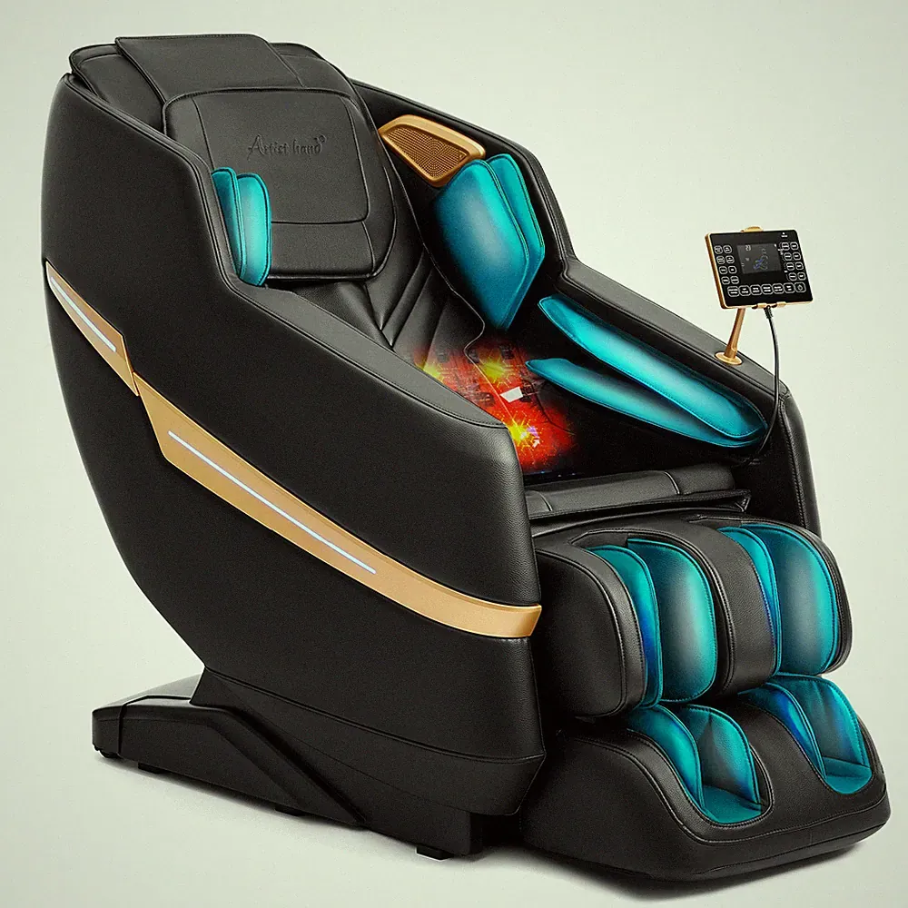 Full Body Zero Gravity Recliner Massage Chair 8 Points, Shiatsu,Foot Roller,Heat