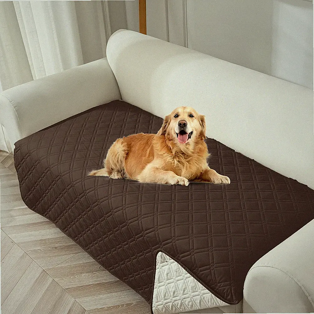 Waterproof Couch Cover,Washable Anti-Slip 78inch Sofa Covers with 3 Cushions,...